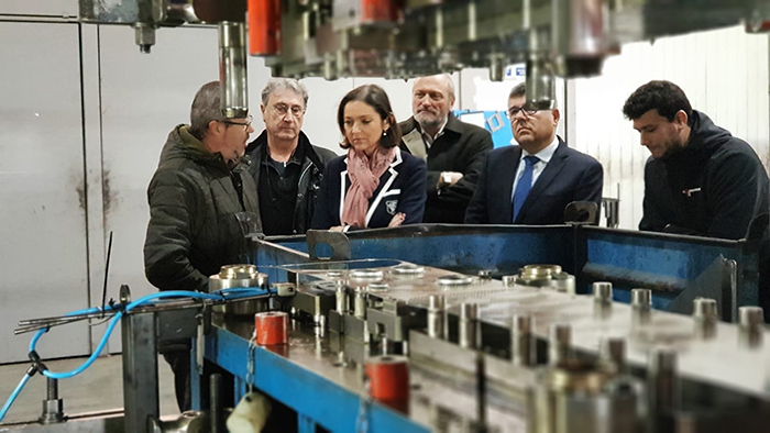 Ministra de Industria en Moncada-Valencia